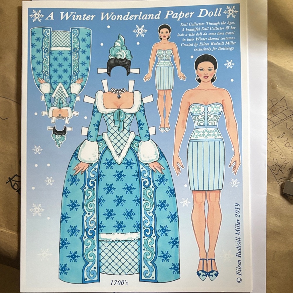 NWT - Paper Dolls by ER Miller Designs - A Winter Wonderland